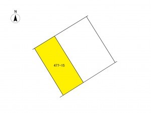 出雲市小山町、土地の間取り画像です