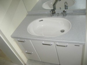 松江市袖師町、収益物件/マンションの洗面画像です