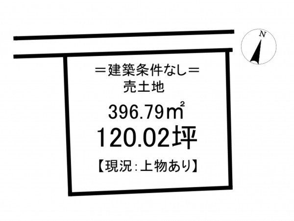 松江市東津田町、土地の間取り画像です