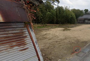 境港市芝町、土地の画像です