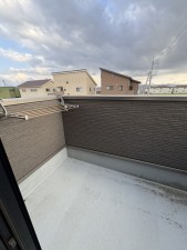 出雲市矢野町、中古一戸建てのバルコニー画像です