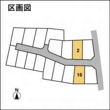 松江市東津田町、土地の間取り画像です