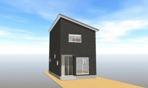 松江市南平台、新築一戸建ての完成予想図（外観）画像です