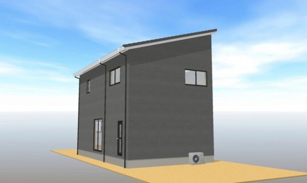 松江市南平台、新築一戸建ての完成予想図（外観）画像です