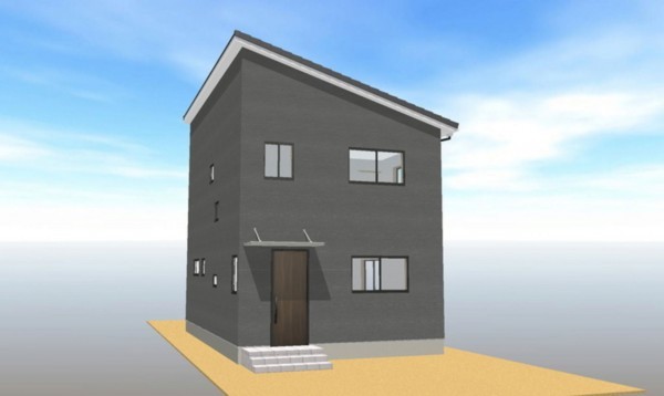 松江市南平台、新築一戸建ての完成予想図（外観）画像です