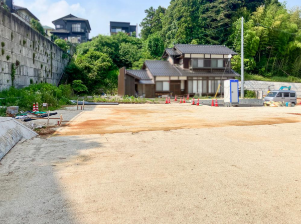 松江市西川津町、土地の画像です
