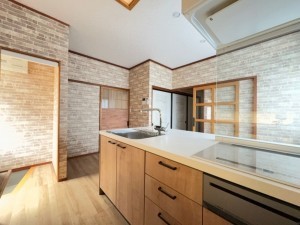 松江市東津田町、中古一戸建てのキッチン画像です