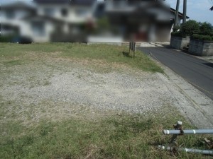 松江市東忌部町、土地の画像です