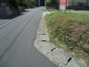 松江市東忌部町、土地の画像です