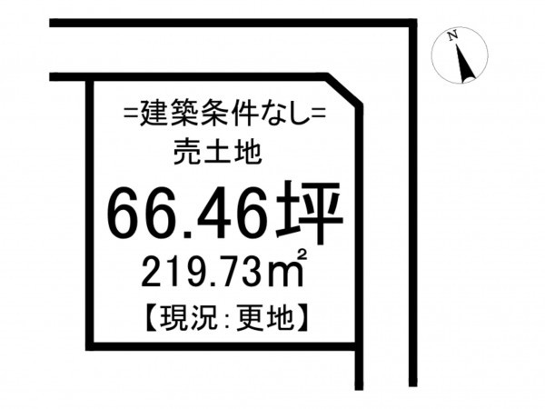 松江市東忌部町、土地の間取り画像です
