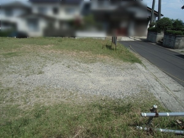 松江市東忌部町、土地の画像です