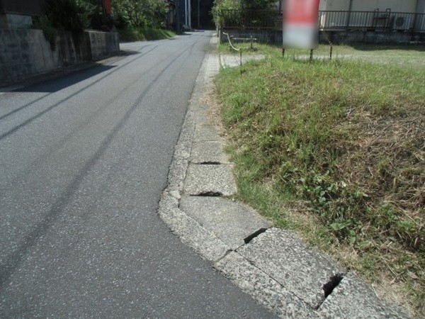 松江市東忌部町、土地の画像です