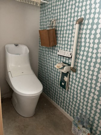 松江市玉湯町、中古一戸建てのトイレ画像です