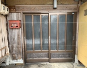 松江市新庄町、土地の玄関画像です