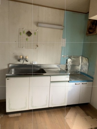 松江市新庄町、土地のキッチン画像です