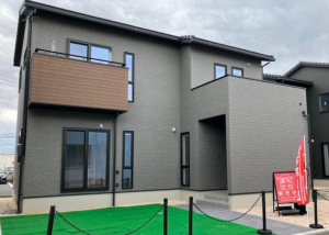 米子市両三柳、新築一戸建ての外観画像です