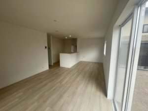 米子市彦名町、新築一戸建ての居間画像です