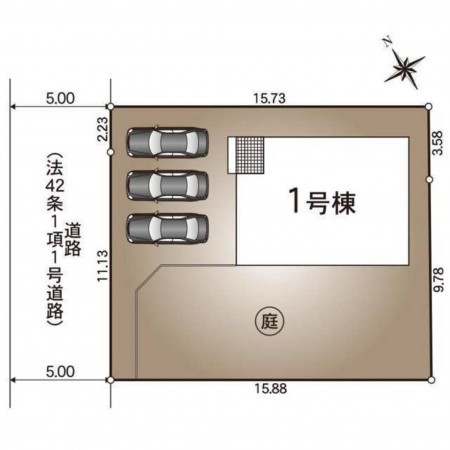 米子市彦名町、新築一戸建ての画像です