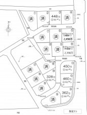 宇土市走潟町、土地の間取り画像です