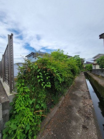 熊本市南区八分字町、土地の画像です