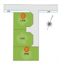 熊本市南区八分字町、土地の間取り画像です