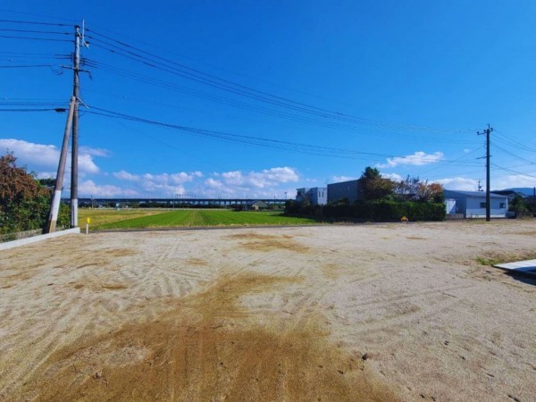 熊本市南区富合町、土地の画像です