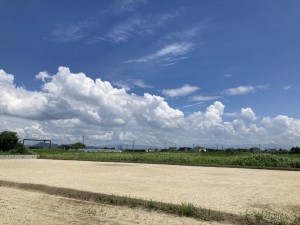 熊本市南区浜口町、土地の画像です