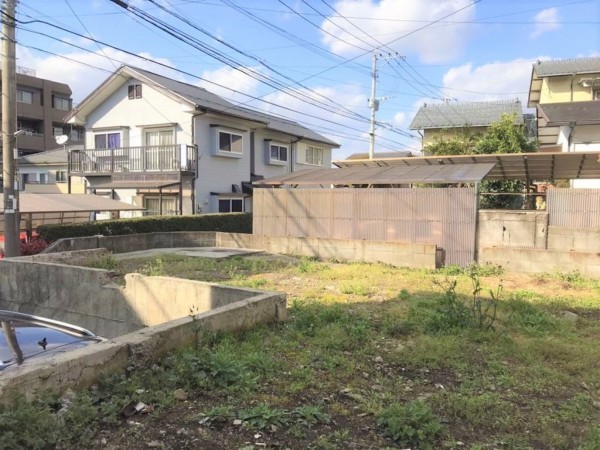 熊本市中央区帯山、土地の画像です