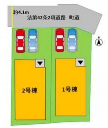 菊池郡大津町大字大津、新築一戸建ての画像です