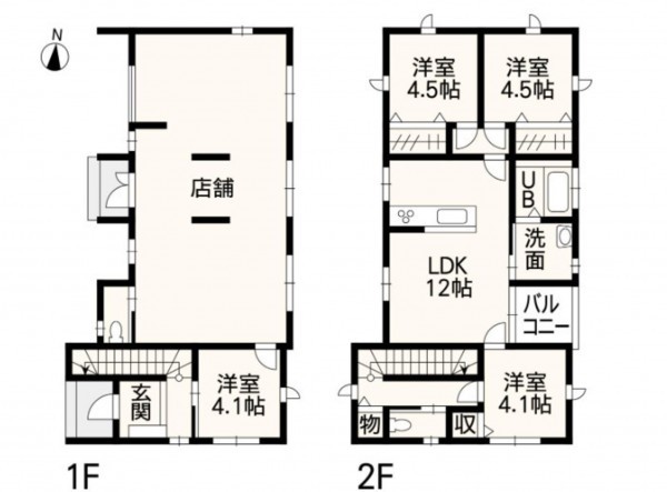 熊本市南区富合町、中古一戸建ての間取り画像です