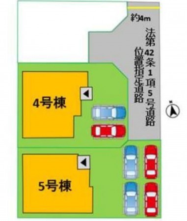 熊本市南区野口、新築一戸建ての画像です