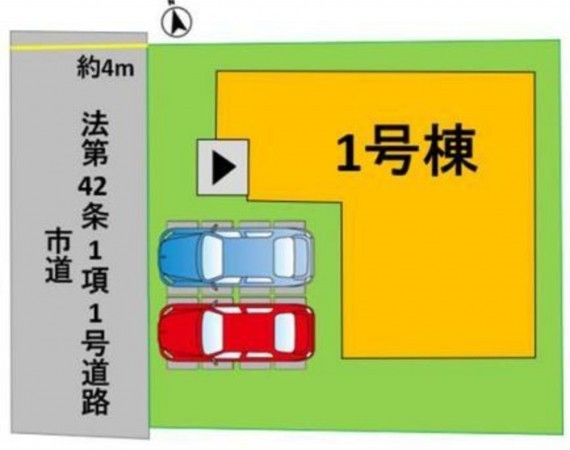 熊本市東区京塚本町、新築一戸建ての画像です