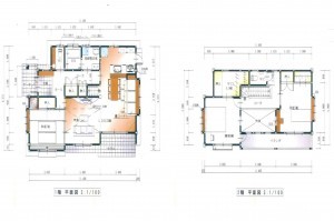 熊本市南区良町、中古一戸建ての間取り画像です
