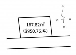 上益城郡益城町大字安永、土地の間取り画像です