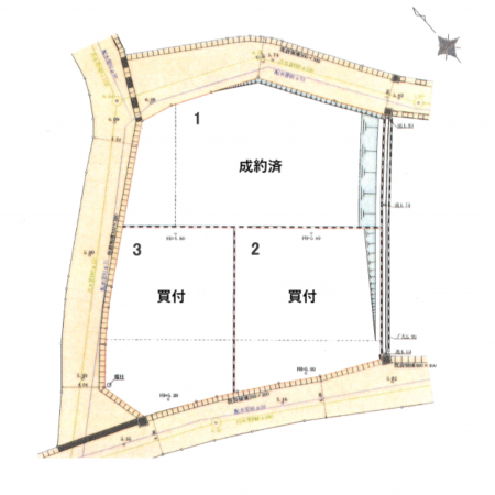 上益城郡益城町大字小池、土地の間取り画像です