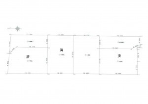 熊本市南区砂原町、土地の間取り画像です