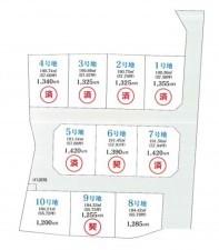 熊本市南区野田、土地の間取り画像です