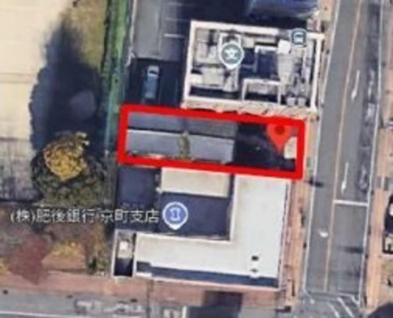 熊本市中央区京町本丁、土地の間取り画像です
