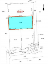 熊本市南区富合町、土地の間取り画像です
