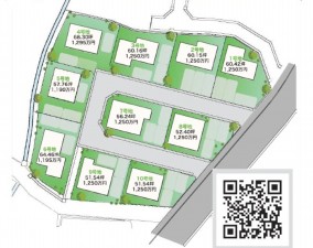 熊本市北区梶尾町、土地の間取り画像です