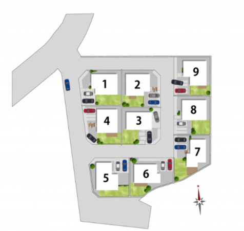 熊本市南区富合町、新築一戸建ての画像です