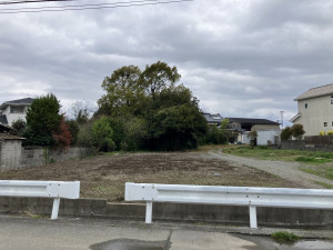 熊本市南区富合町、土地の画像です
