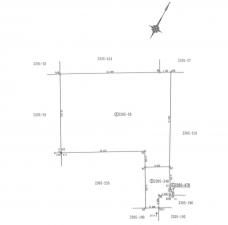 熊本市東区月出、土地の間取り画像です