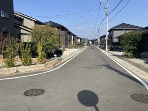 合志市幾久富、中古一戸建ての周辺の街並み画像です