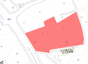 菊池郡大津町大字杉水、土地の画像です