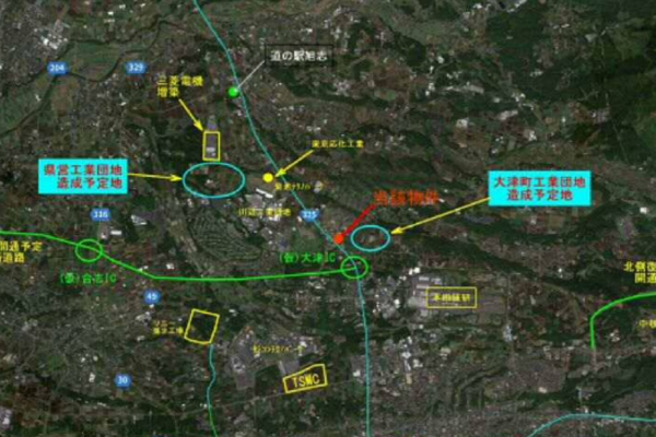 菊池郡大津町大字杉水、土地の間取り画像です