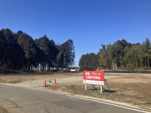 菊池郡大津町大字杉水、土地の画像です