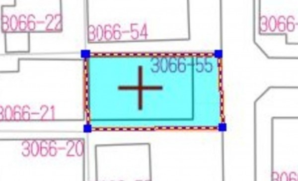熊本市東区秋津町秋田、土地の間取り画像です