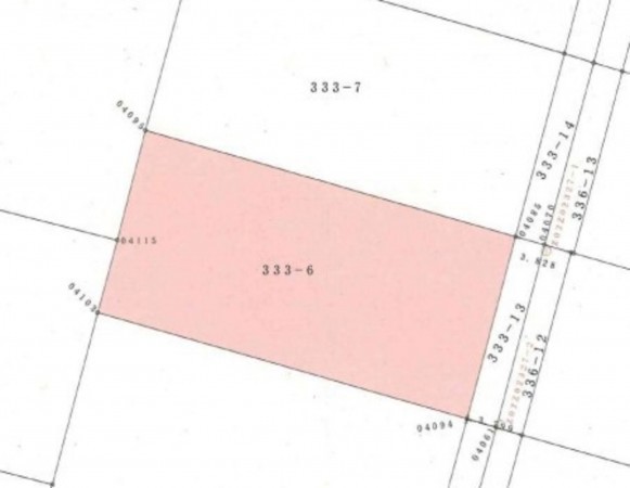 熊本市中央区帯山、土地の間取り画像です