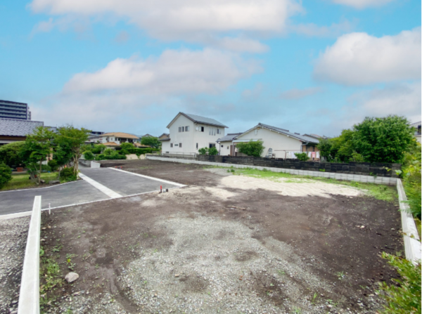 熊本市北区清水、土地の画像です